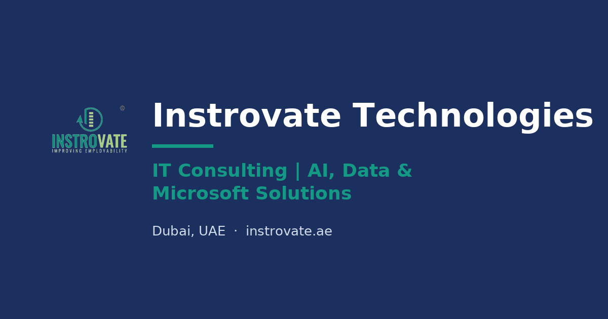 Microsoft Power Platform & Agentic AI Certification Training | Instrovate